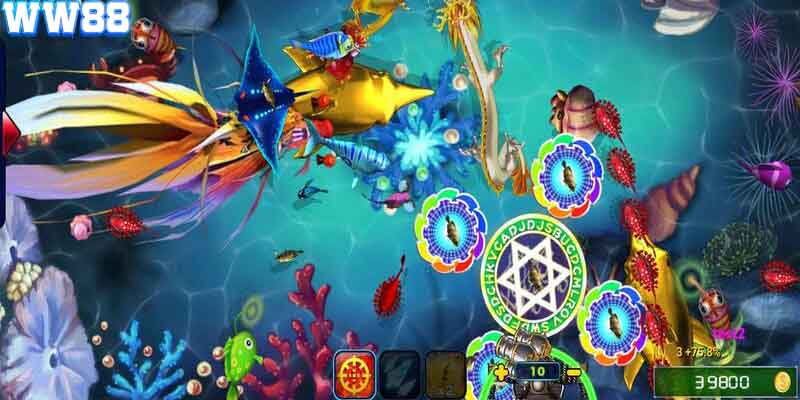 Sự đa dạng về sinh vật và vũ khí giúp bắn cá xèng ngày càng được nhiều người yêu thích